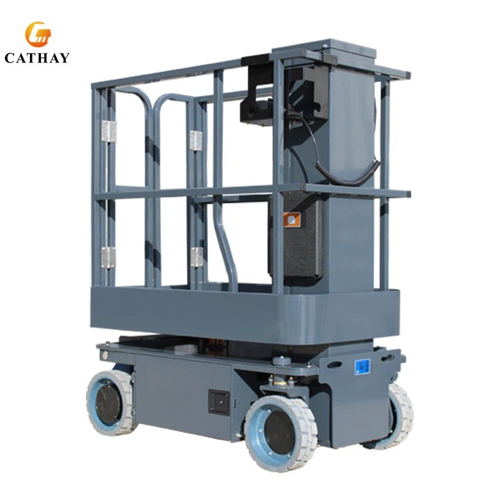 Aerial Work Platform Hydraulic Electric Vertical Mast Lift